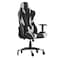 Flash Furniture Black LeatherSoft Gaming Chair with Roller Wheels CH-187230-1-BK-RLB-GG - alternate 2